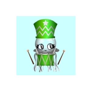 Green Drummer Jellyfish